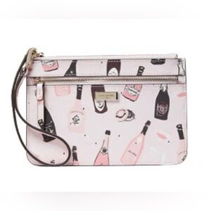 ♠️🍾NWT Kate Spade Shore Street Champagne Tinie Wristlet Pink